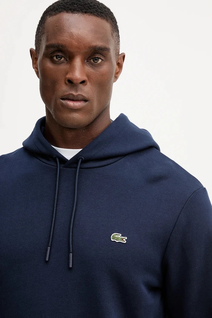 Lacoste erkek pamuklu kapüşonlu sweatshirt