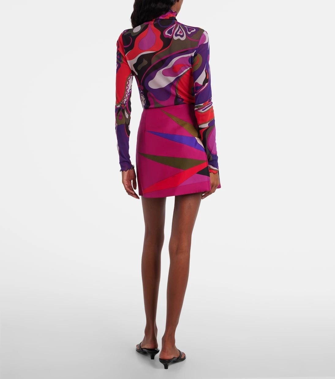 Pucci - Stella silk wrap skirt