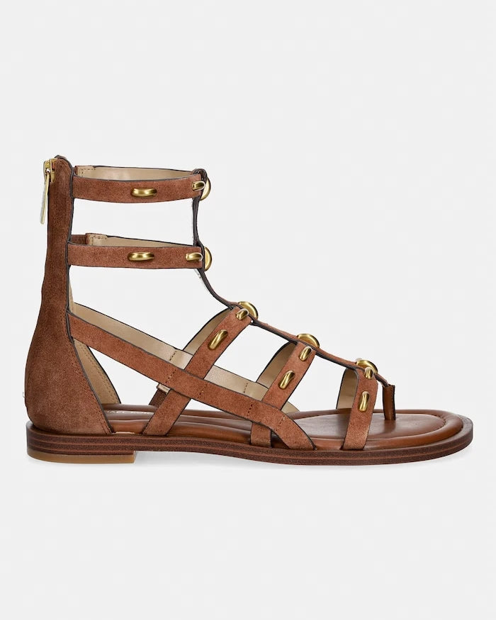 MICHAEL Michael Kors kadın deri kayışlı sandalet Noa Flat Sandal