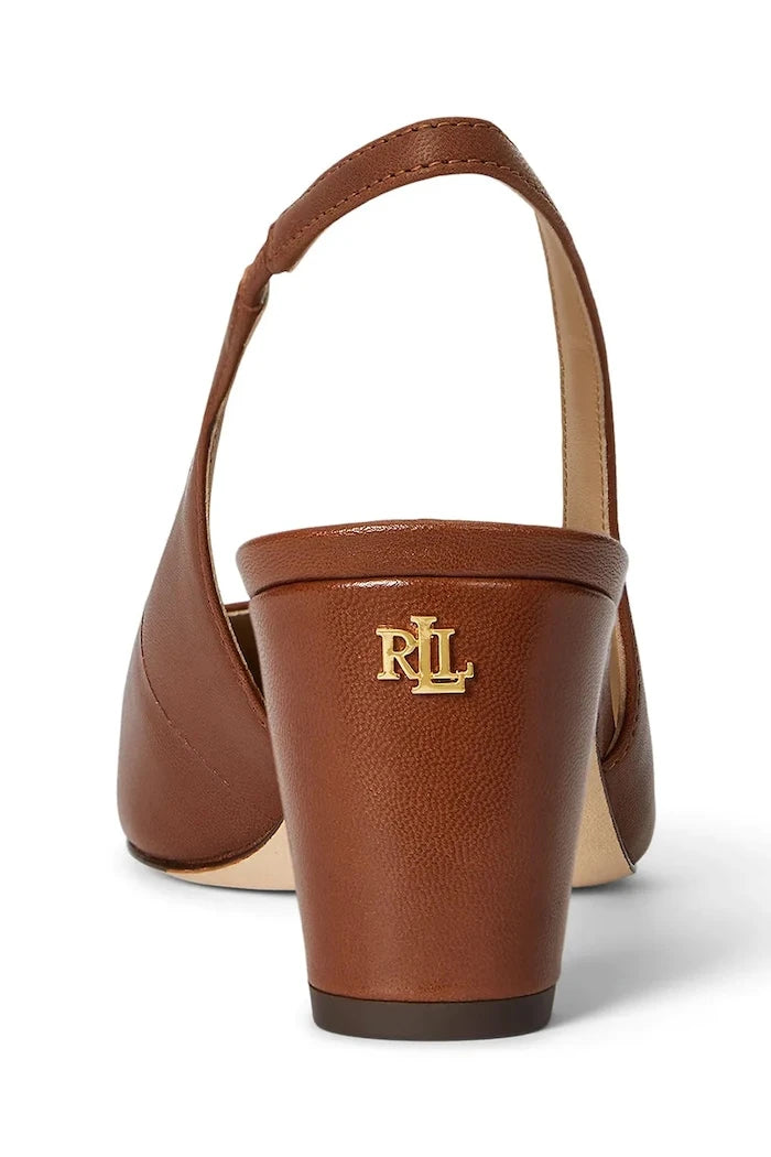 Lauren Ralph Lauren Klaire Kalın Topuklu Deri Ayakkabı