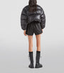 Prada Black Crop Re-Nylon Puffer Jacket