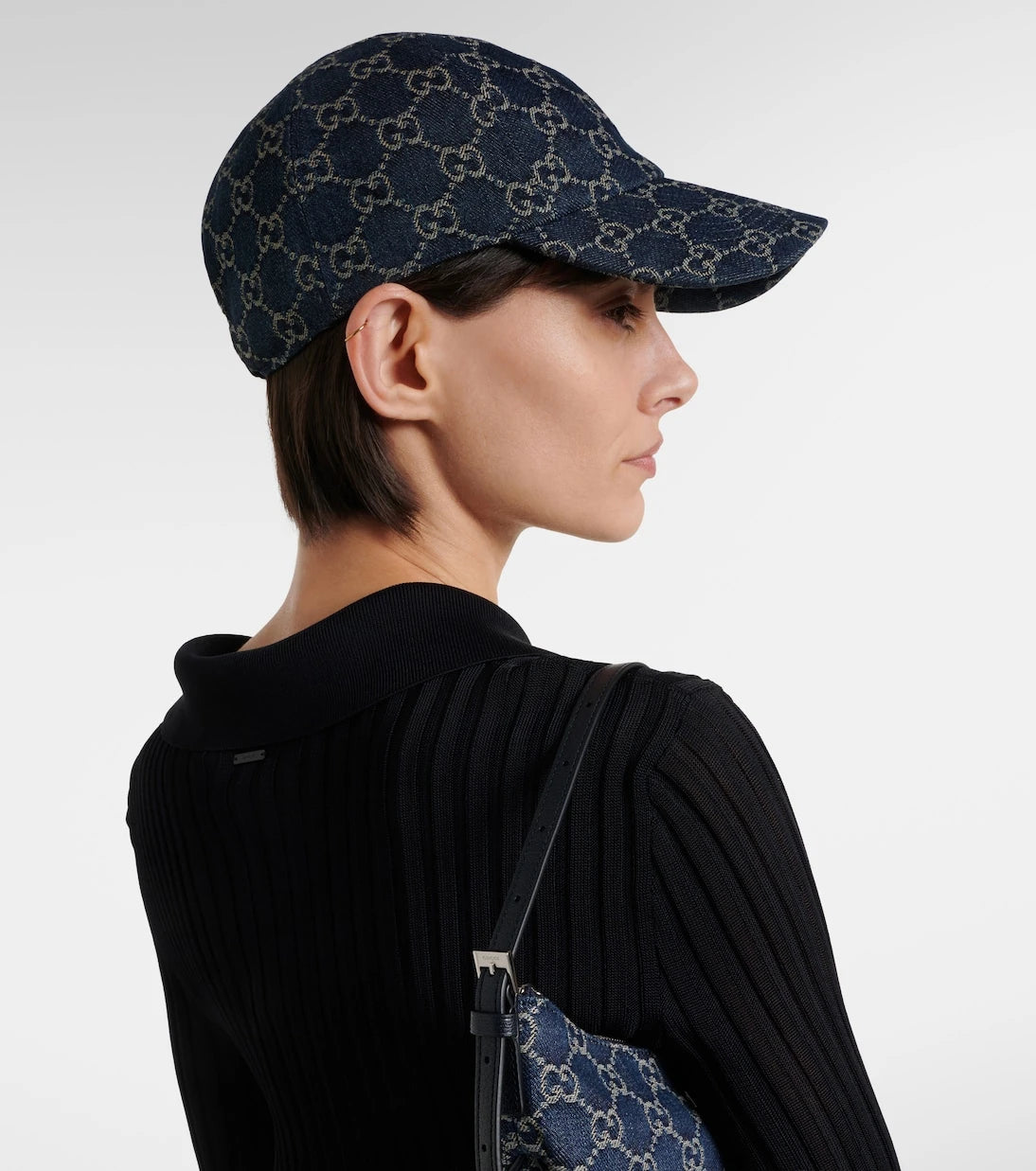 Gucci - GG denim baseball cap