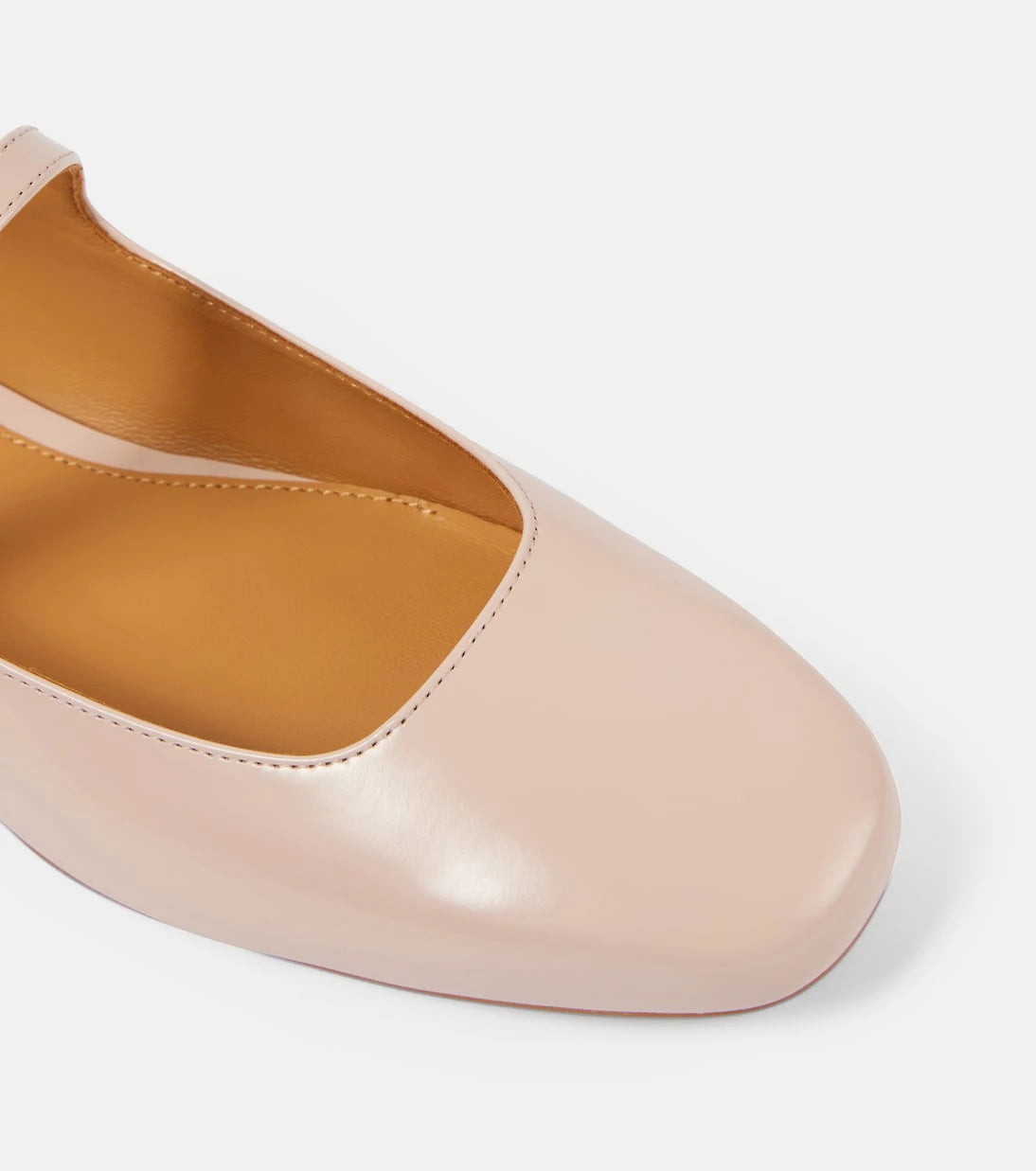 Tod's - Polished leather Mary Jane flats