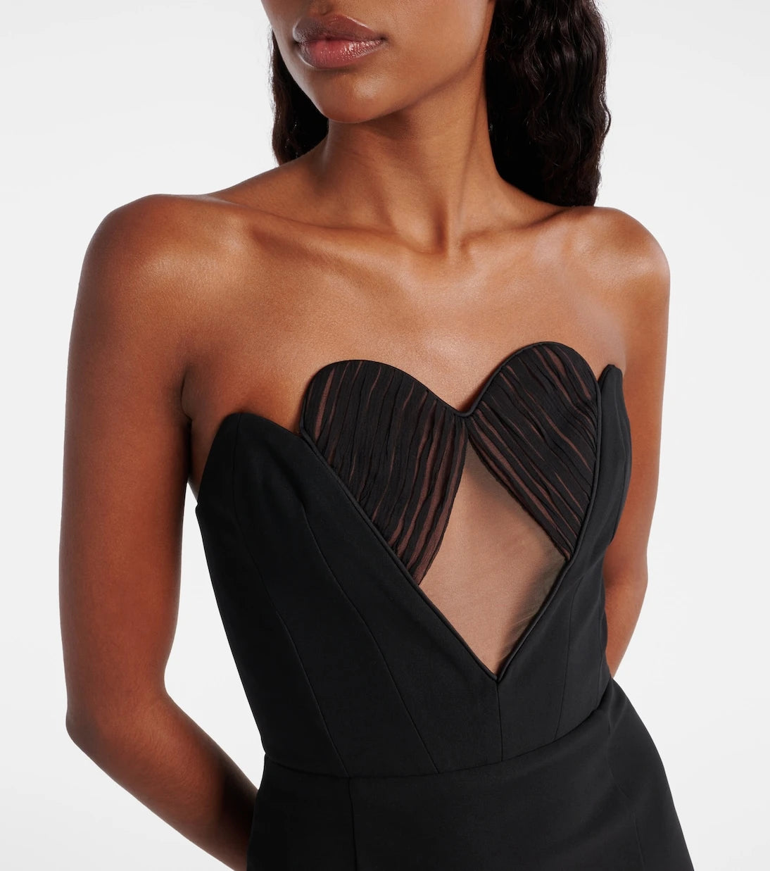 Nensi Dojaka - Cutout strapless minidress