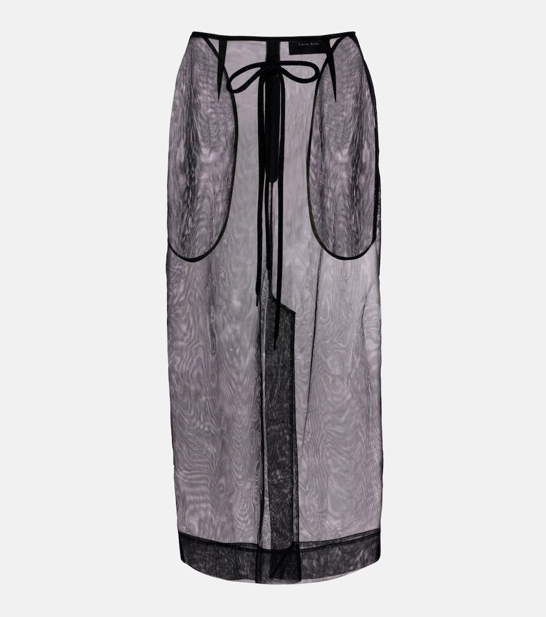 Simone Rocha - Bow-detail tulle midi skirt