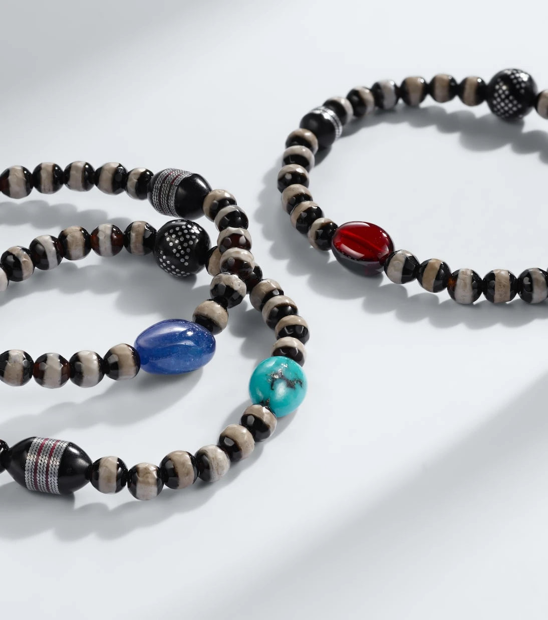 Ileana Makri - Set of 3 beaded bracelets