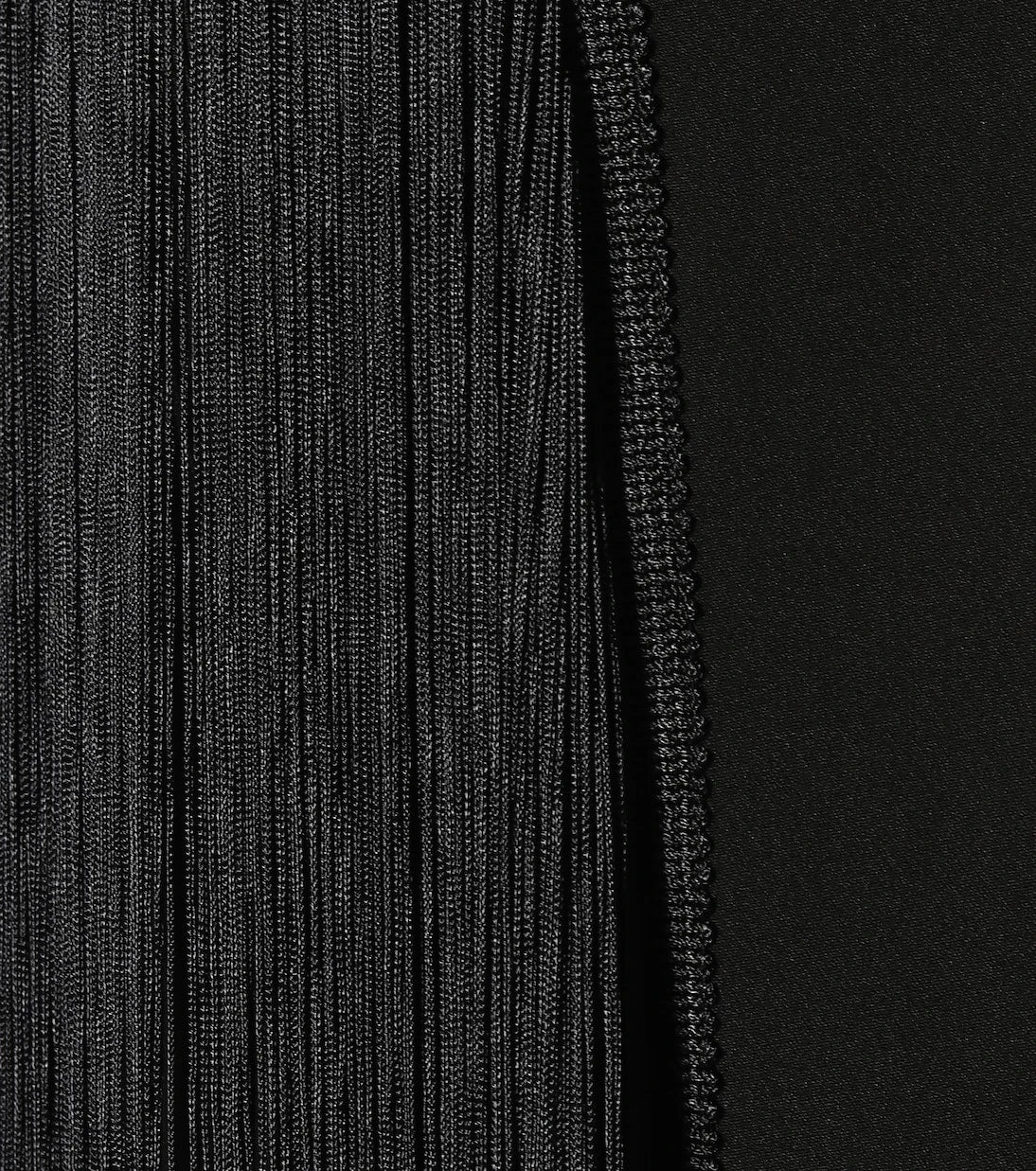 Stella McCartney - Fringe-trimmed crêpe minidress