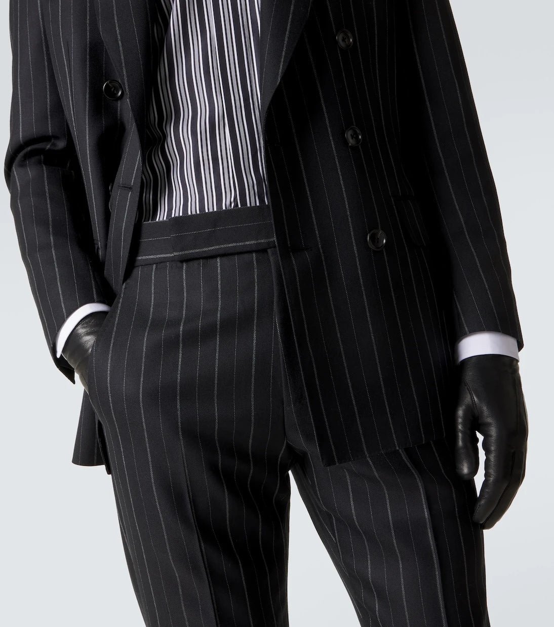 Tom Ford - Striped wool straight pants