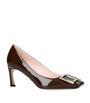 Roger Vivier Brown Patent Belle Vivier Pumps 70