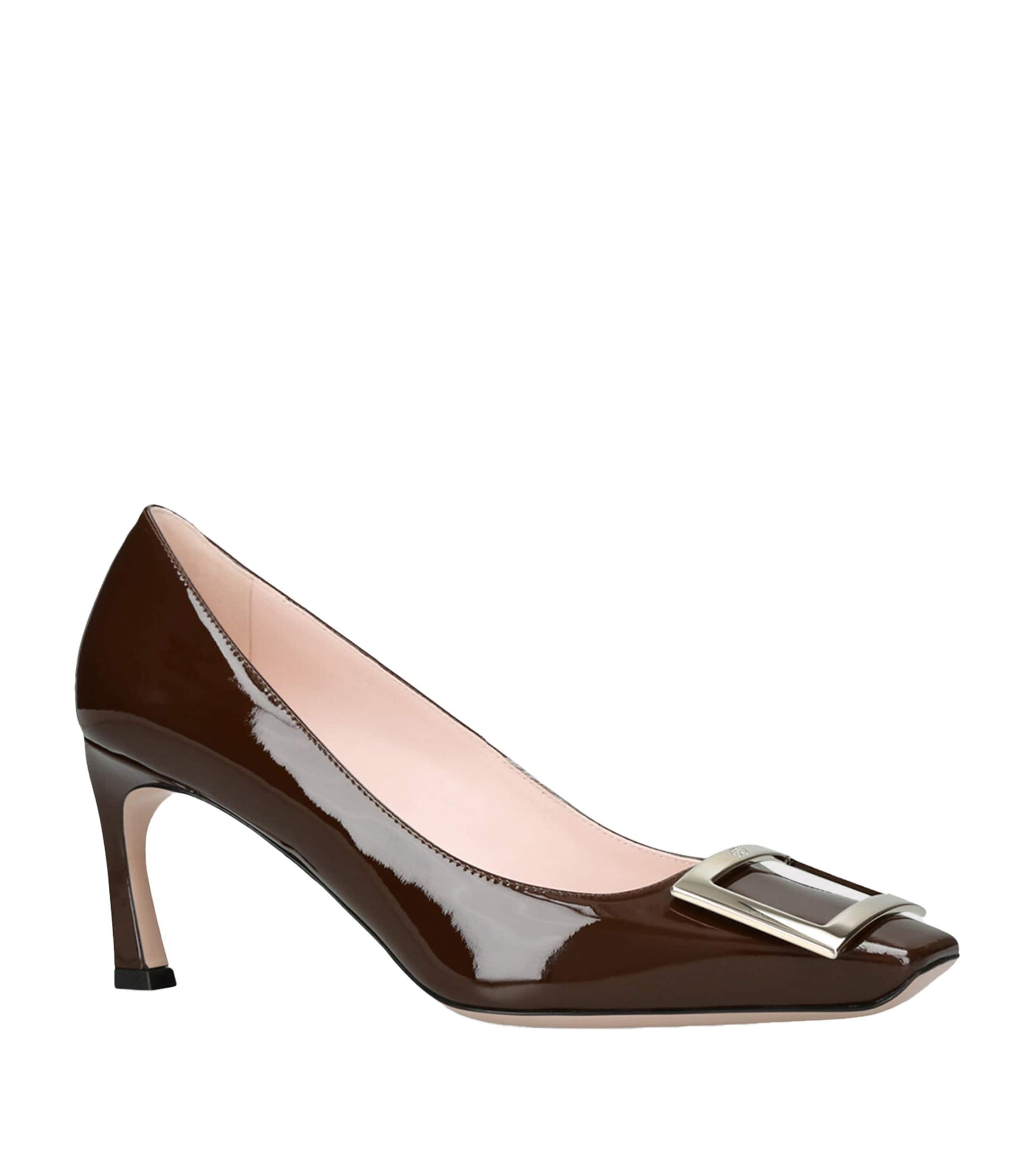 Roger Vivier Brown Patent Belle Vivier Pumps 70