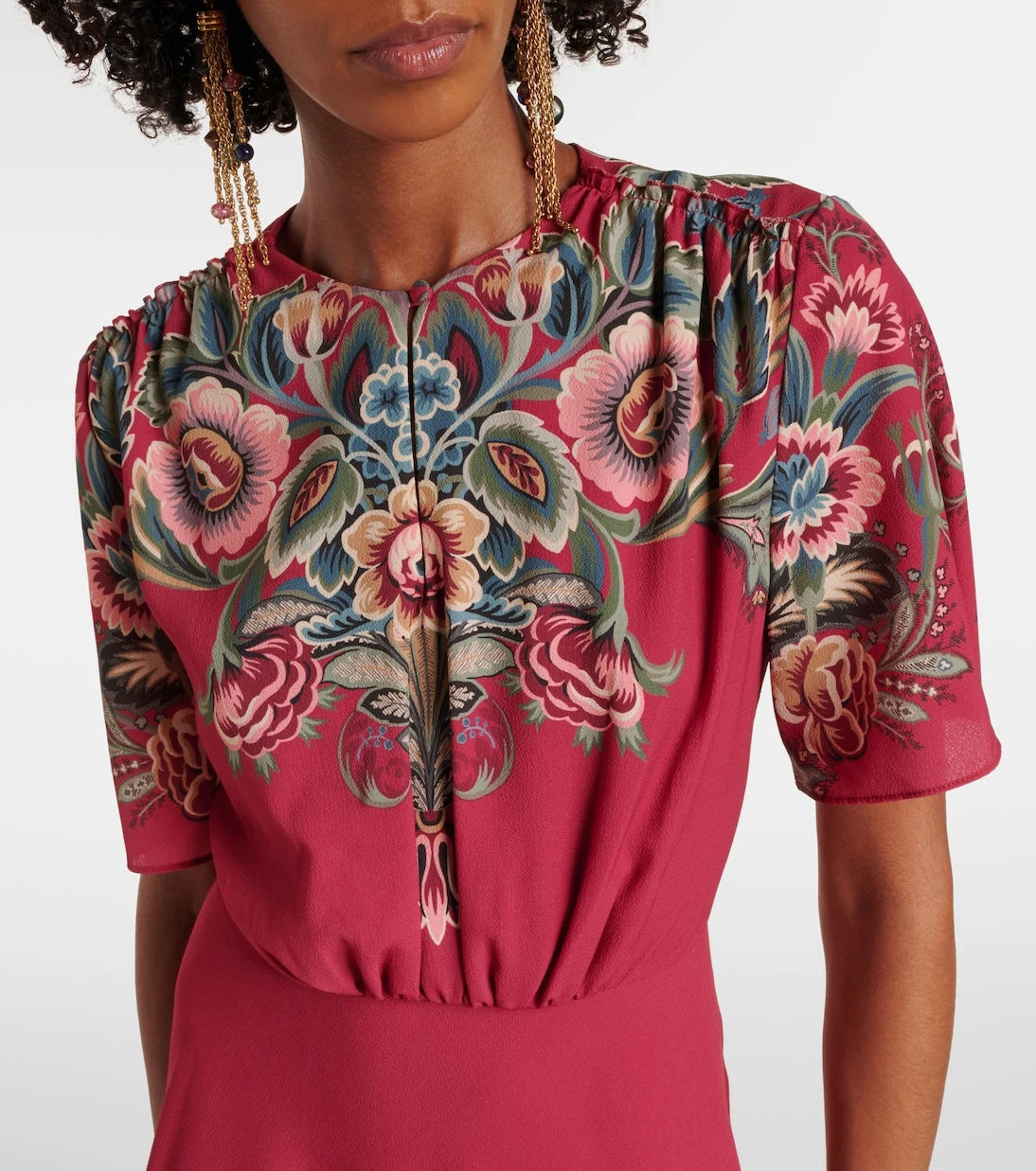 Etro - Paisley crêpe jersey maxi dress