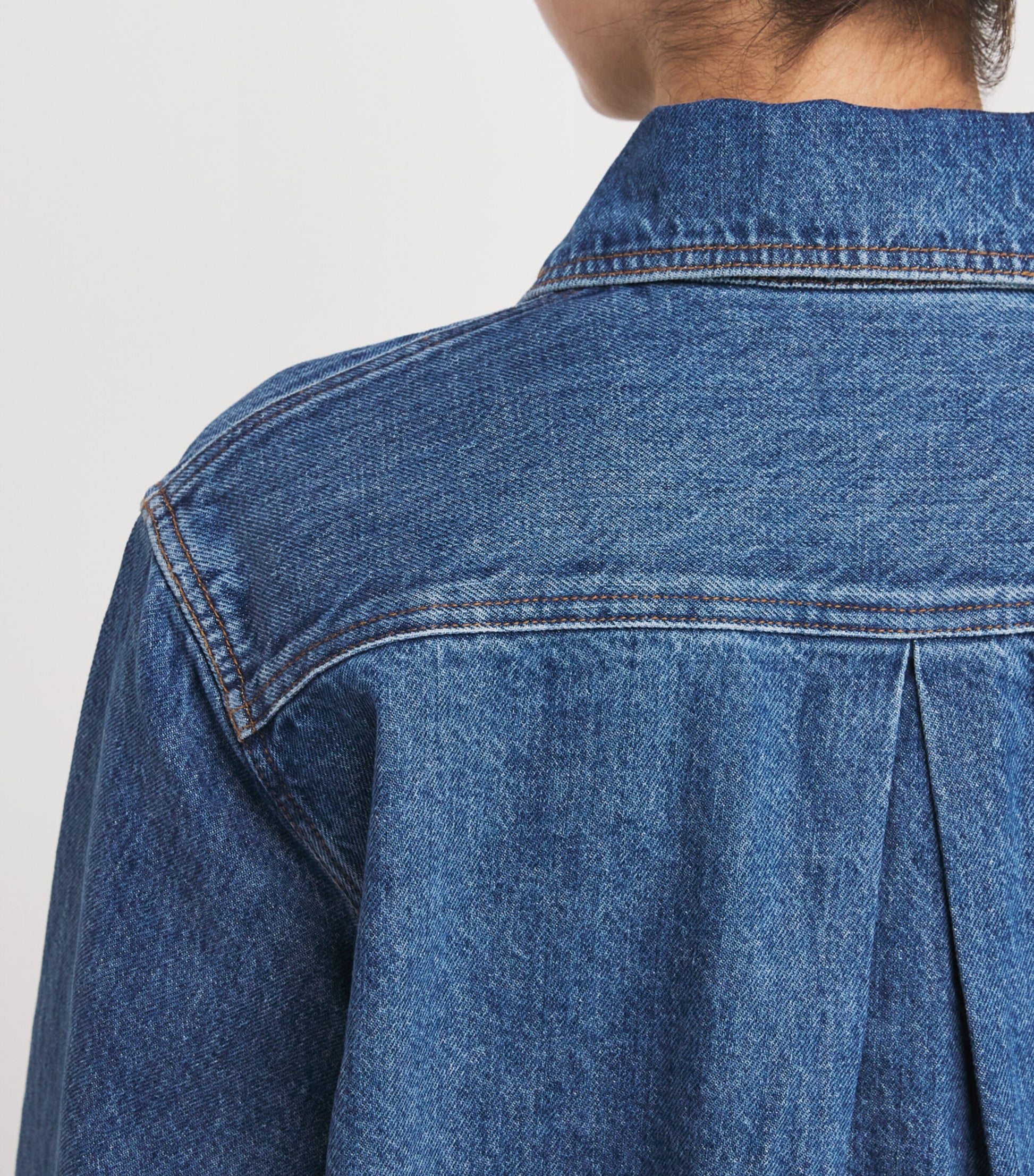 Oversized Karen Denim Jacket MID BLUE