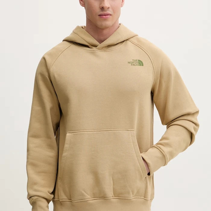 The North Face kapüşonlu erkek pamuklu Raglan sweatshirt