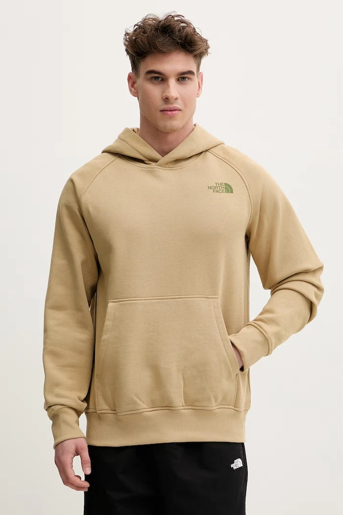 The North Face kapüşonlu erkek pamuklu Raglan sweatshirt