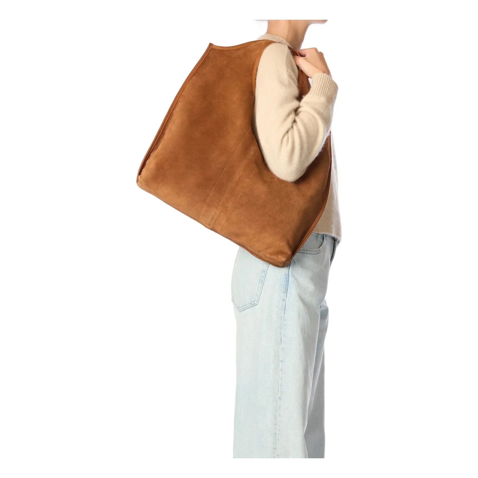 Jérôme Dreyfuss - Tote Bag Paco Velvet Crust | Caramel