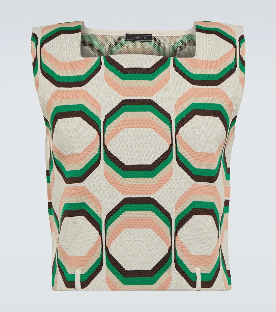 Prada - Geometric printed vest