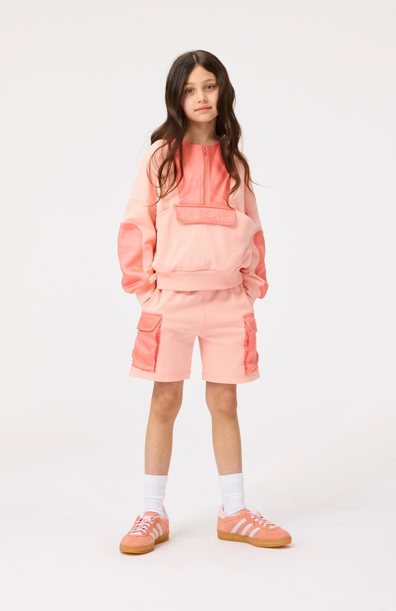Molo - Malissa cotton jersey half-zip sweatshirt