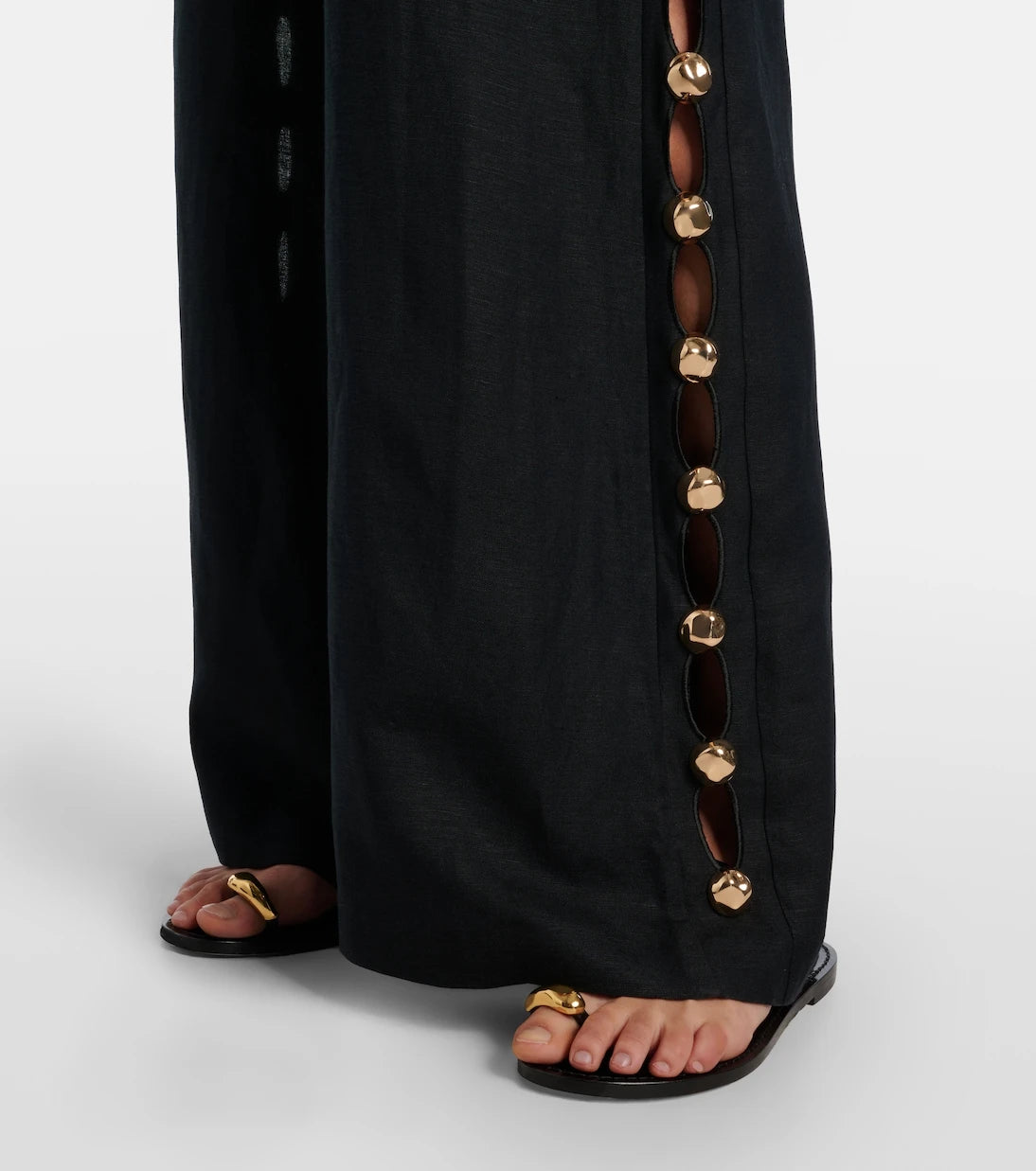 Simkhai - Linen-blend wide-leg pants