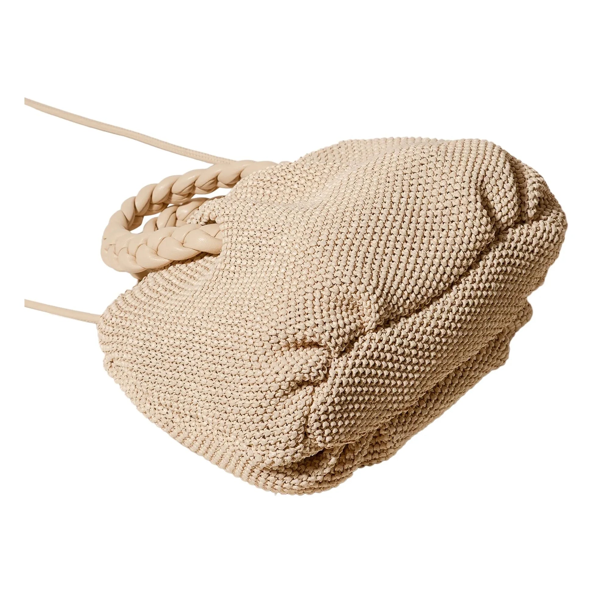 Hereu - Bag Bombon M Soft Raffia | Beige