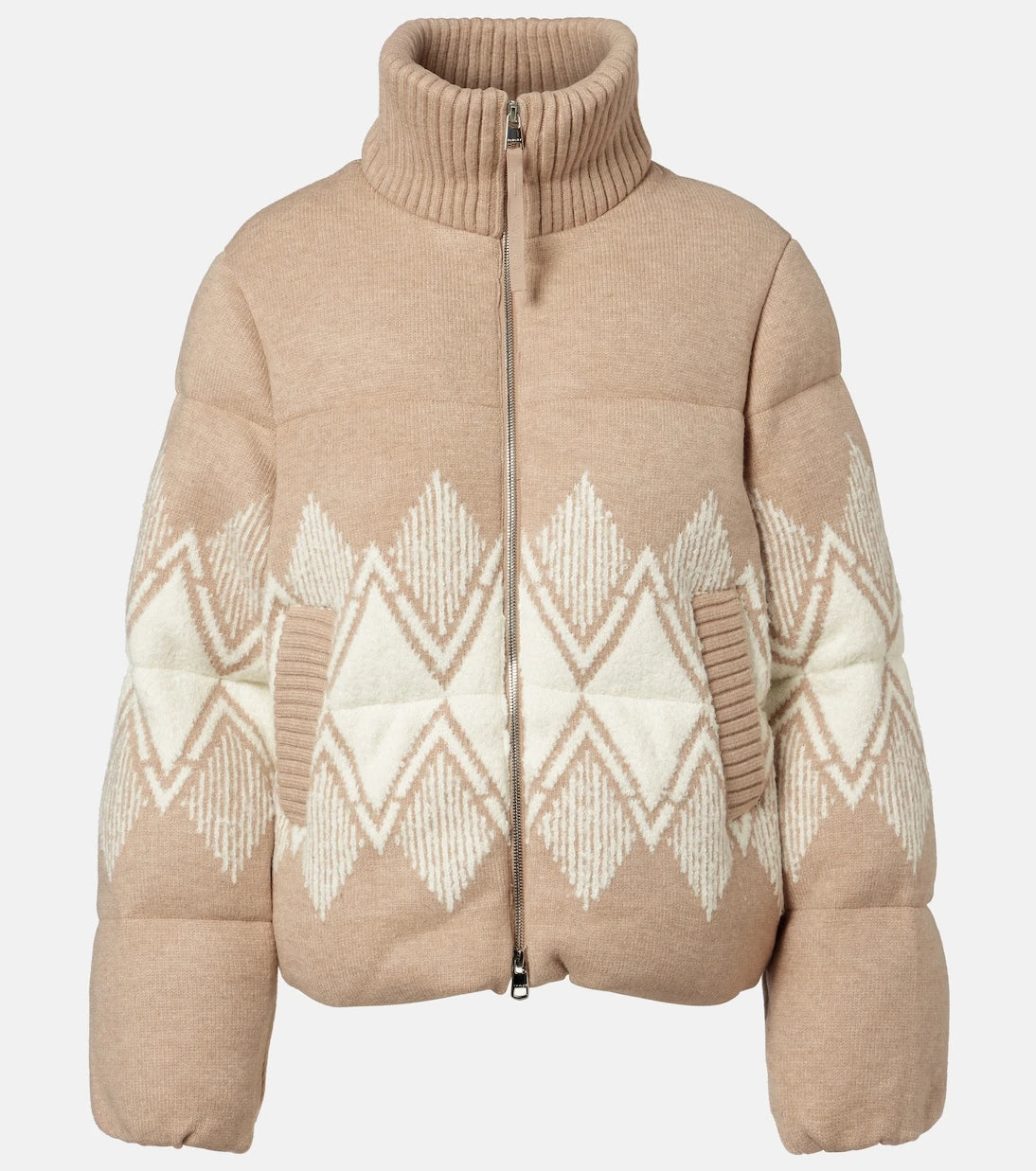 Varley - Belinda knitted puffer jacket