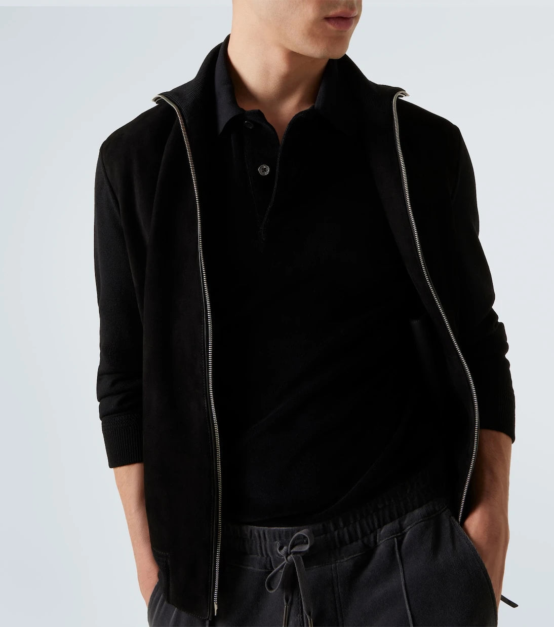 Tom Ford - Cotton-blend terry polo shirt