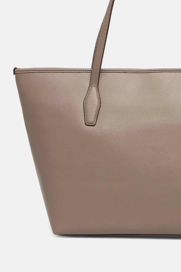 BOSS Sandy Zip Shopper kadın suni deri alışveriş çantası