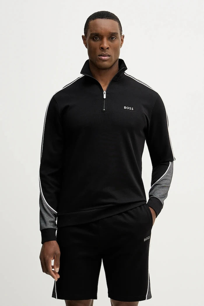 BOSS Tracksuit 1/4 Fermuarlı Üst