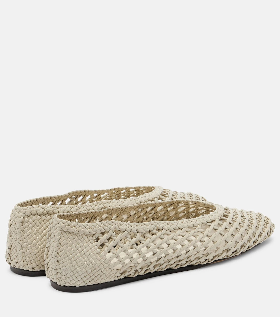 Le Monde Béryl - Regency woven leather ballet flats