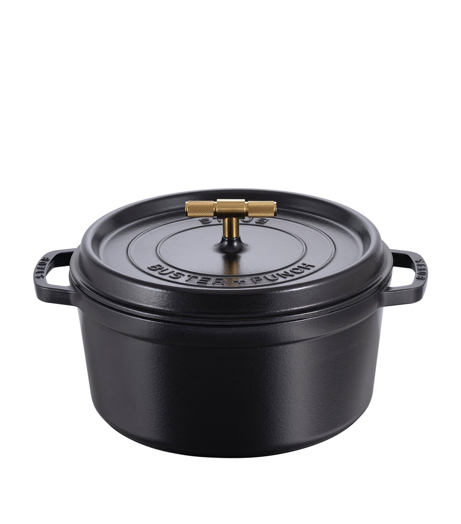 Staub x Buster + Punch Cocotte with Brass Knob (28cm)