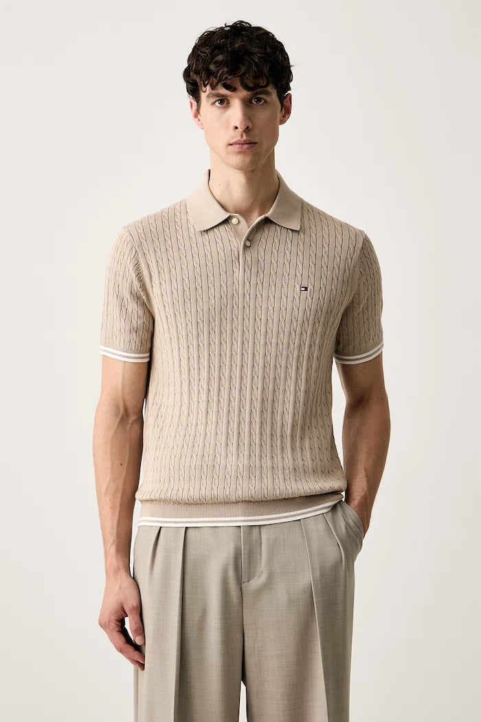 Tommy Hilfiger erkek pamuklu yakalı polo tişört