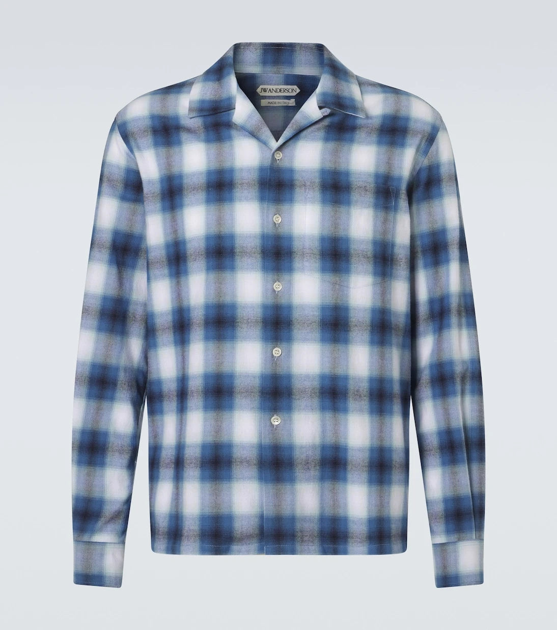 JW Anderson - Checked cotton flannel shirt