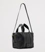 Black Leather Ares Cross-Body Bag