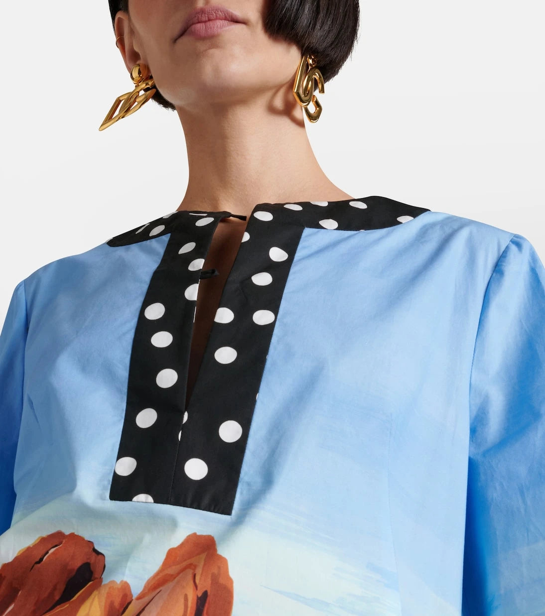 Dolce&Gabbana - Capri printed cotton kaftan