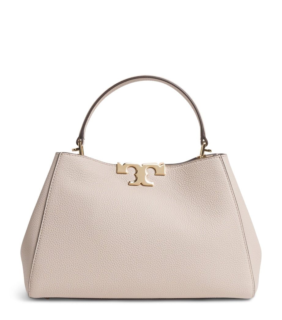 Tory Burch Beige Medium Leather Eleanor Top-Handle Bag