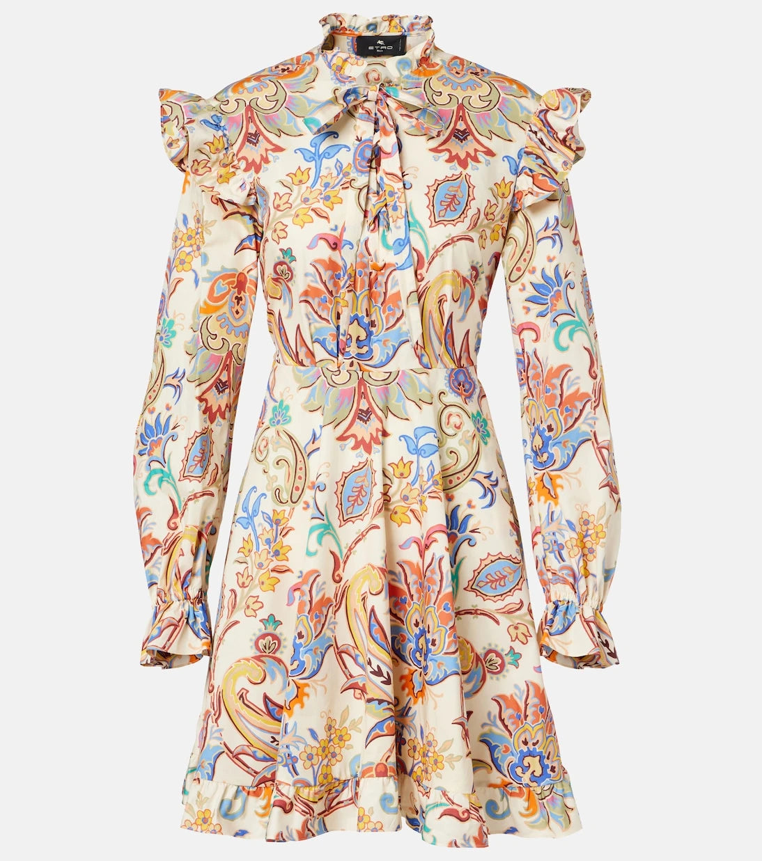 Etro - Printed cotton minidress