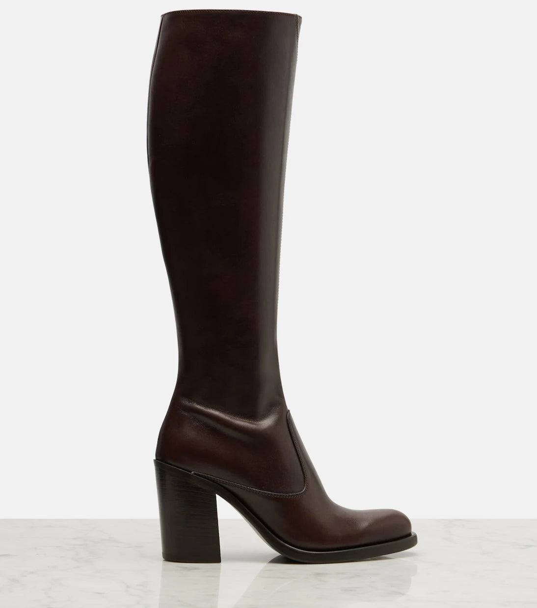 Chloé - Leather knee-high boots