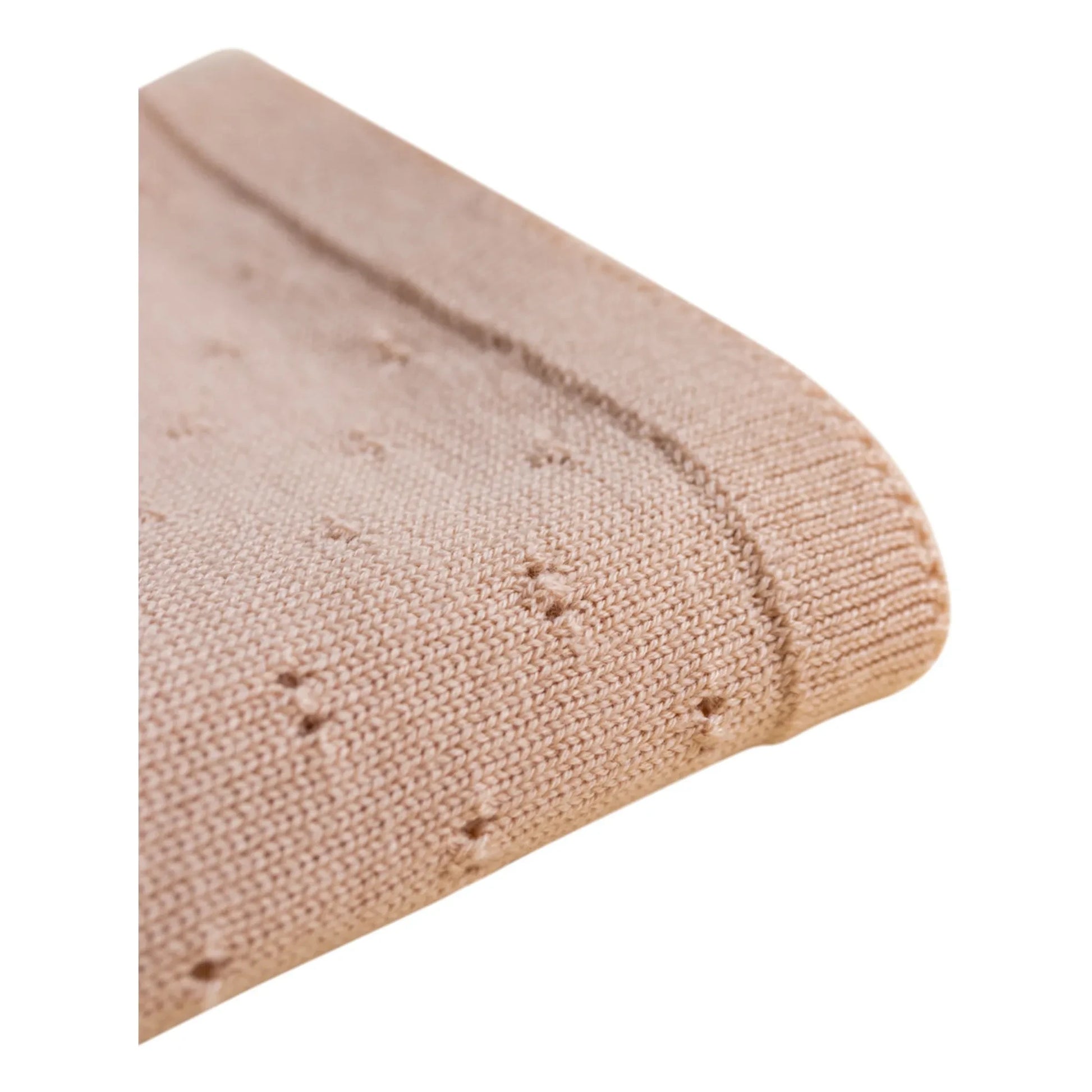 Hvid - Bibi Pointelle Merino Wool Blanket | Pale Pink