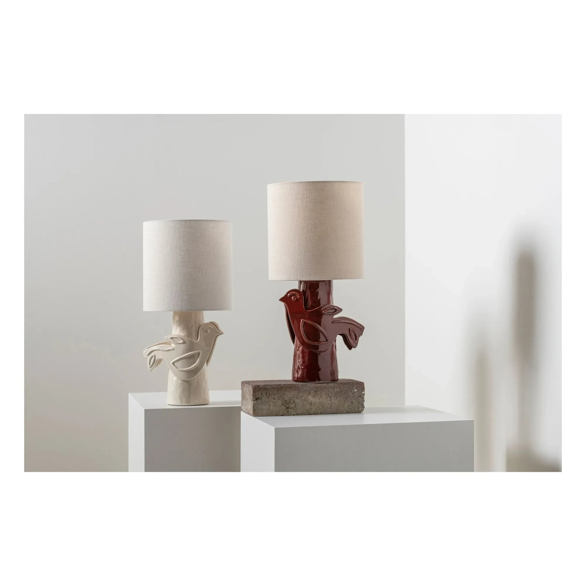 Serax - Paloma stoneware table lamp, Marie Michielssen | White