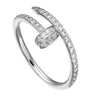 White Gold and Diamond Juste un Clou Ring