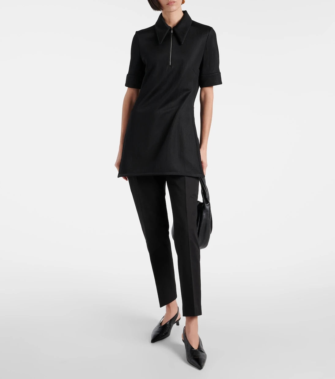 Jil Sander - Pamuk gabardin pantolon