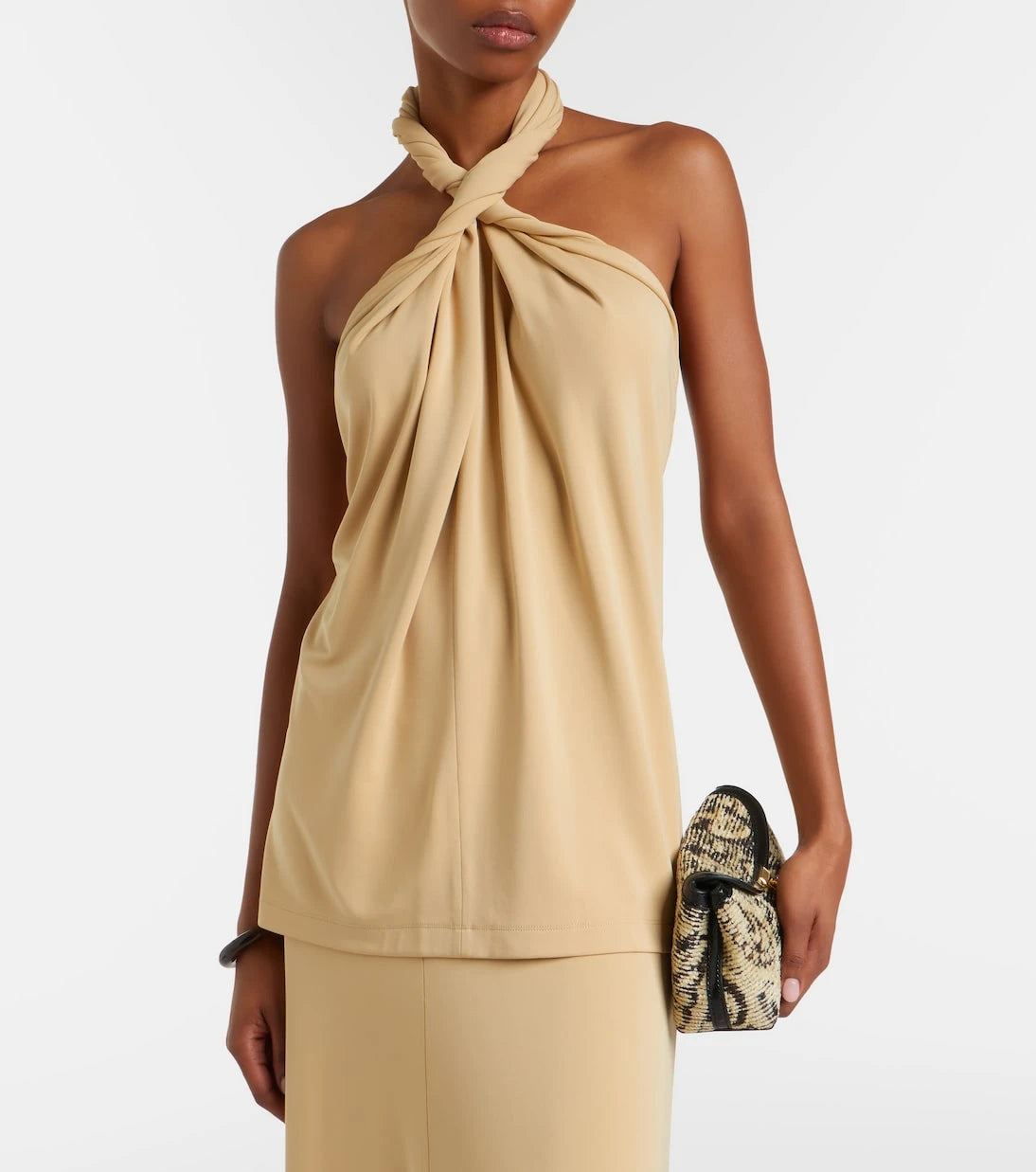 Toteme - Halterneck jersey top