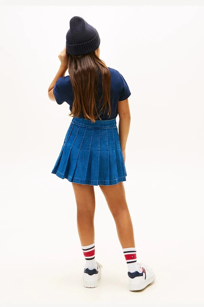 Детска дънкова пола Tommy Hilfiger