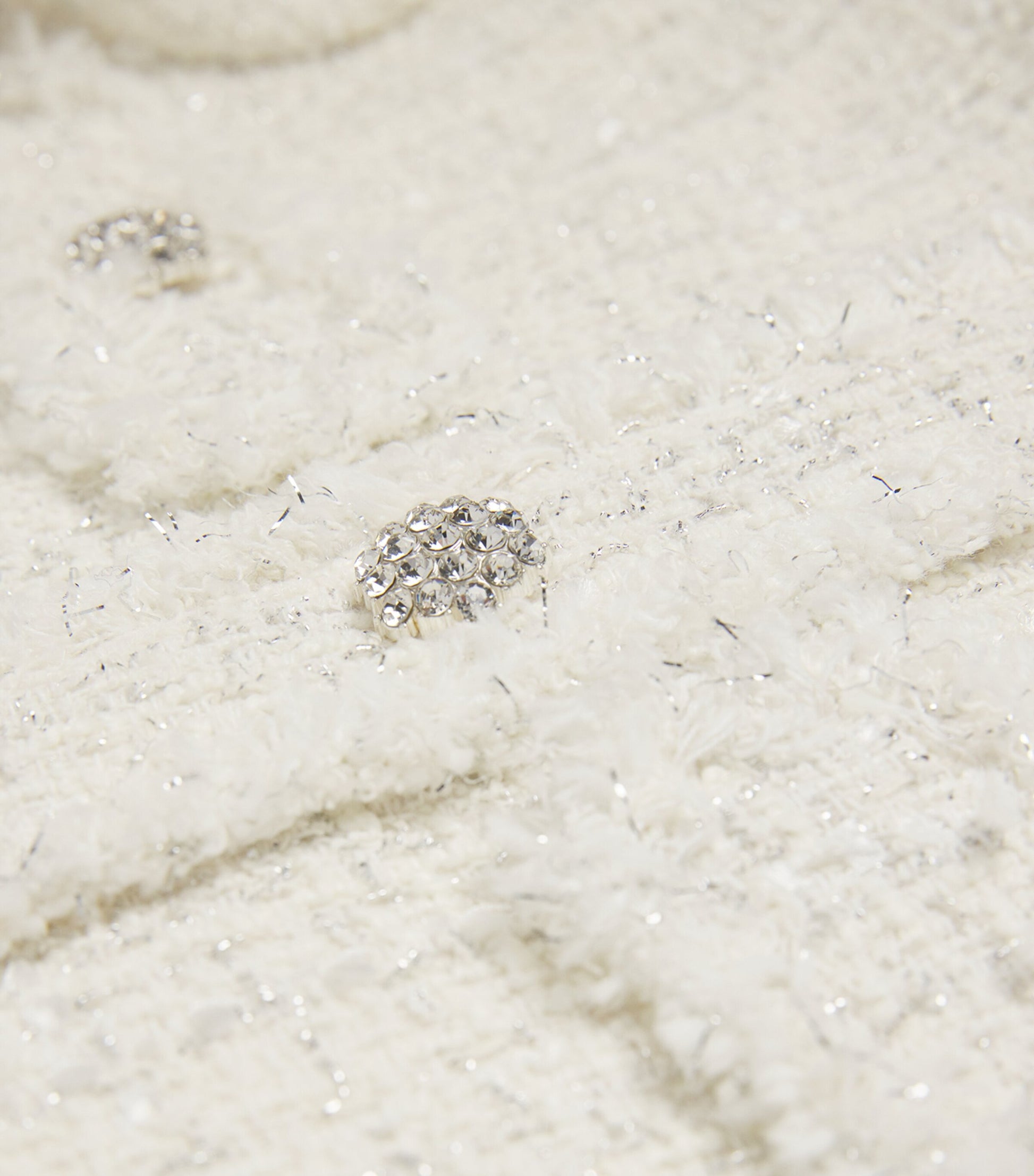 White Tweed 2-In-1 Mini Dress