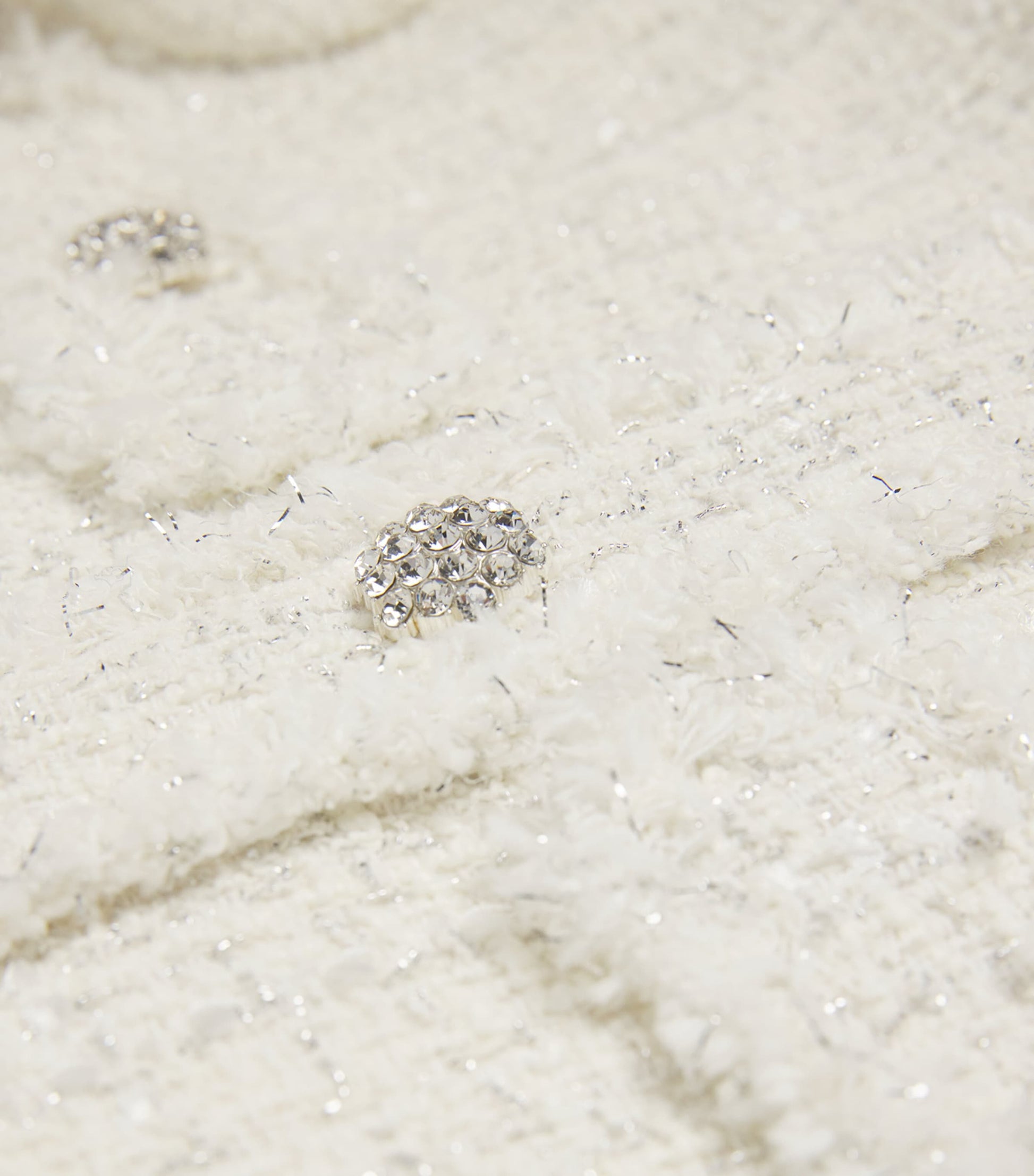 Maje White Tweed 2-In-1 Mini Dress