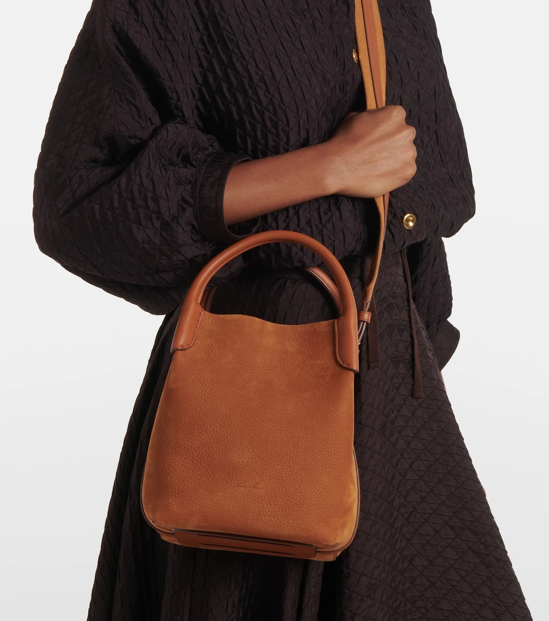 Loro Piana - حقيبة حمل Bale Small جلدية