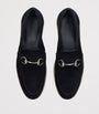 Suede Horsebit Loafers