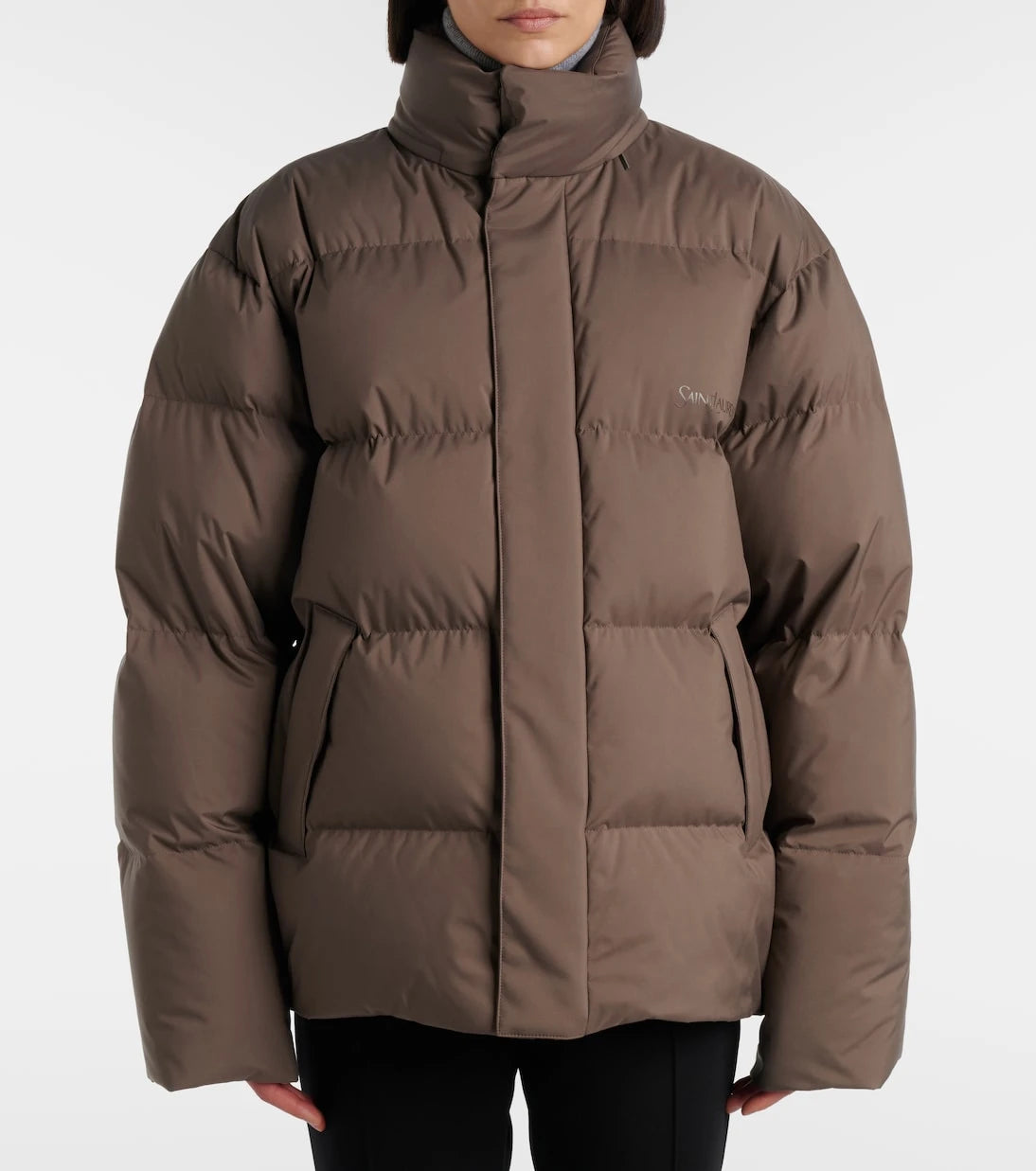 Saint Laurent - Technical canvas down ski jacket