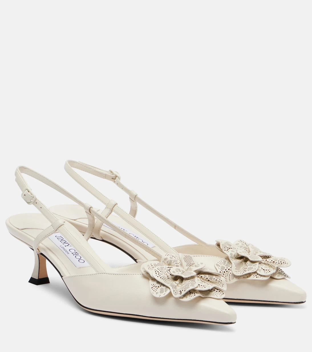 Jimmy Choo - Mimmi 50 leather slingback pumps