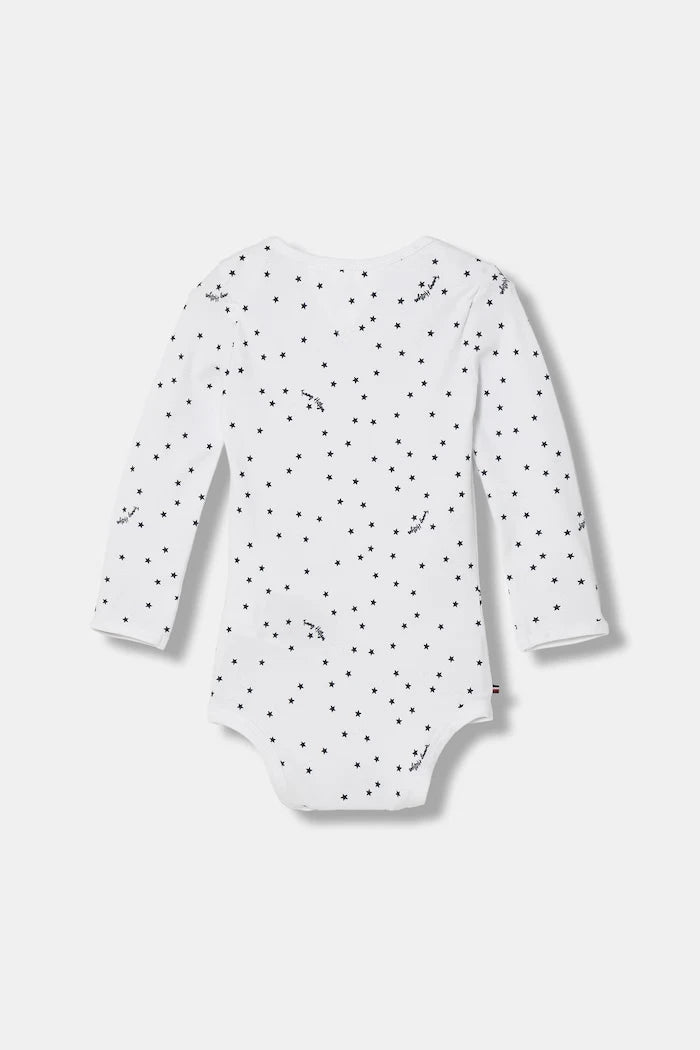 Tommy Hilfiger bebek body 3'lü pamuk ve elastan