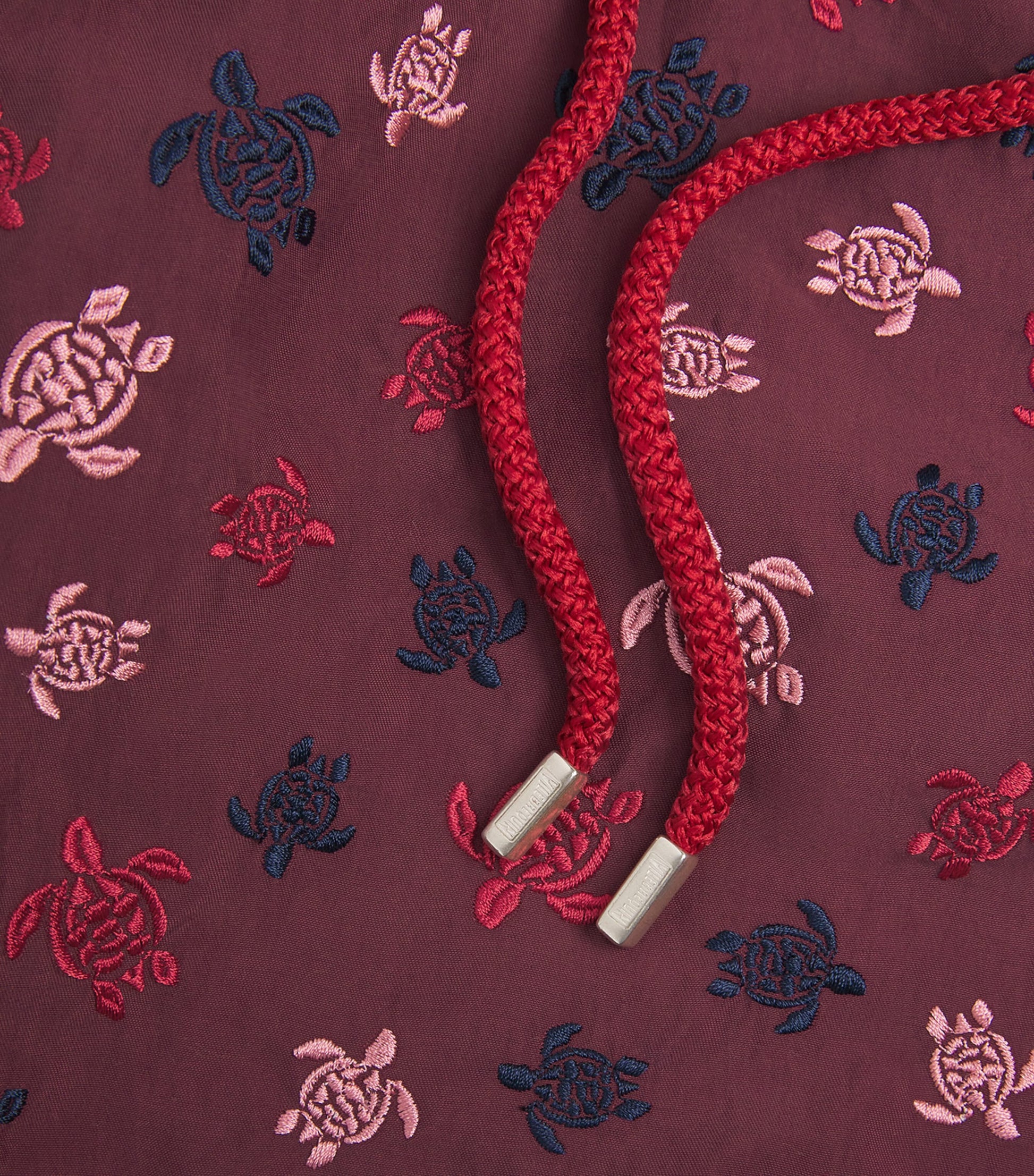 Embroidered Turtle Mistral Swim Shorts